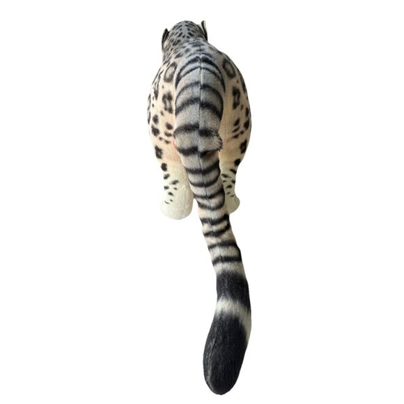Wild Republic Cuddlekins Jumbo Snow Leopard Plush Stuffed Animal Vintage - Picture 8 of 11